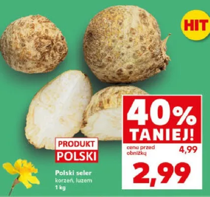 Polski seler korzeń, luzem promocja w Kaufland