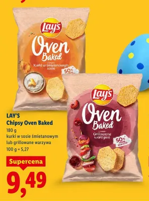 Chipsy Oven Baked grillowane warzywa promocja w Lidl
