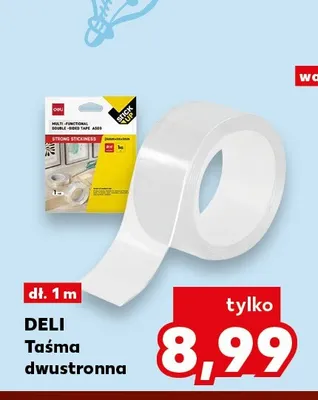 Taśma dwustronna Deli promocja w Kaufland