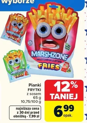 Pianki frytki z sosem promocja w Carrefour