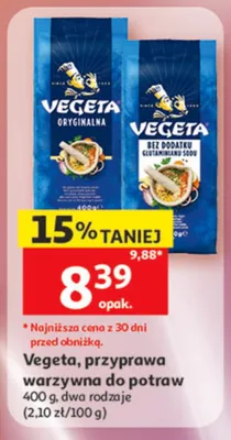 Vegeta, przyprawa warzywna do potraw promocja w Auchan