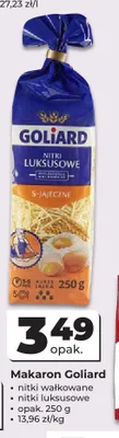 Makaron nitki wałkowane Goliard promocja w Odido