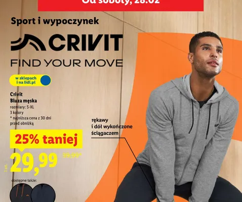 Bluza męska promocja w Lidl