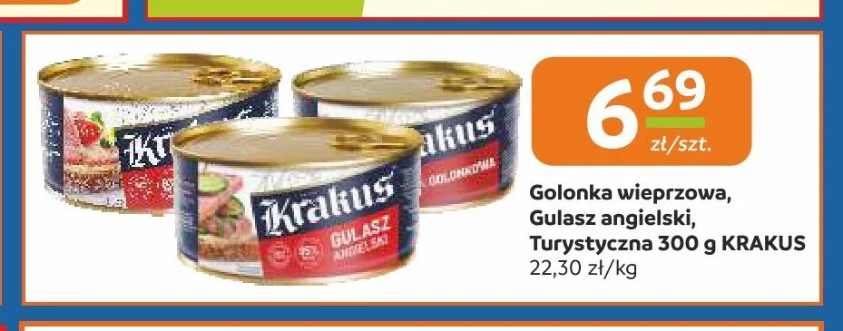 Konserwa Turystyczna Krakus promocja w Gama