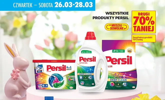 Produkty Persil 4in1 Discs, Active Gel, Color różne rodzaje promocja w Biedronka