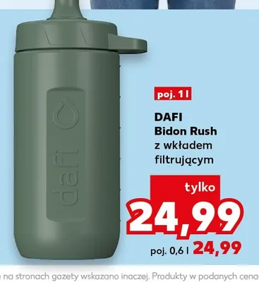 Bidon Rush z wkładem filtrującym Dafi 1 l promocja w Kaufland