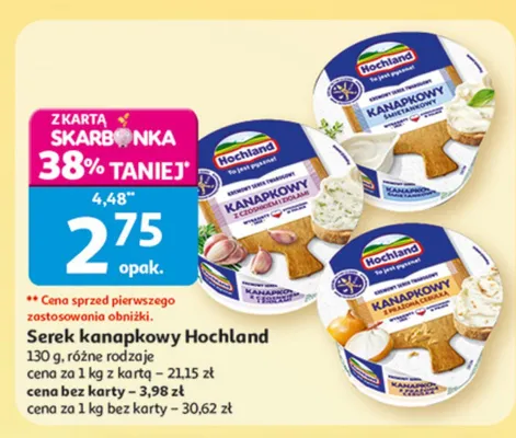 Serek kanapkowy, różne rodzaje promocja w Auchan