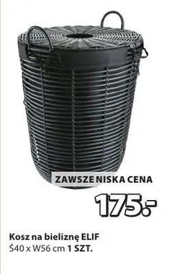 Kosz na bieliznę promocja w Jysk