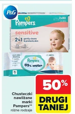 Chusteczki nawilżane marki Sensitive promocja w Carrefour Market