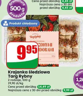 Krajanka śledziowa Targ Rybny promocja w Dino