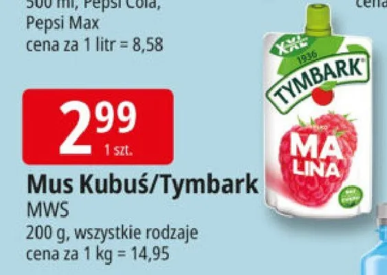 Mus kubuś/Tymbark promocja w Leclerc