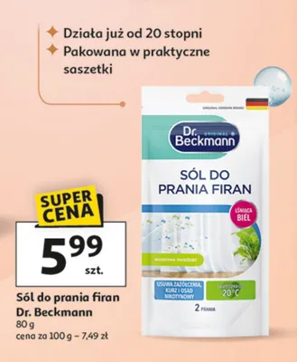 Sól do prania firan promocja w Auchan