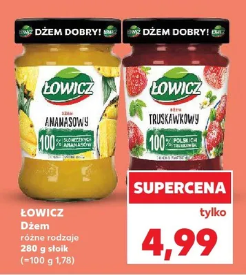 Dżem truskawkowy promocja w Kaufland