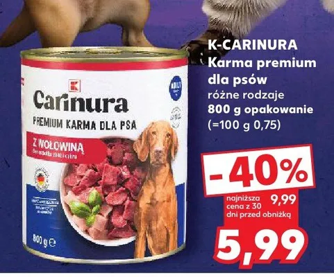 Karma premium dla psów różne rodzaje promocja w Kaufland