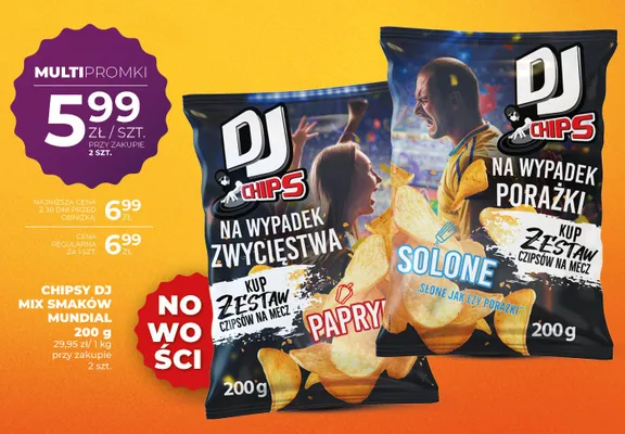 Chipsy DJ Chips Mundial Solone promocja w Duży Ben
