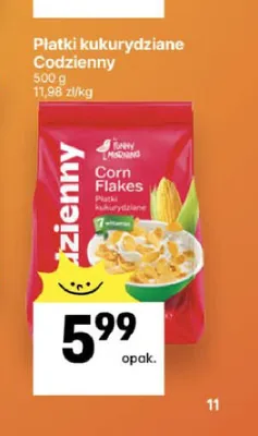 Płatki kukurydziane Funny Morning promocja w Delikatesy Centrum