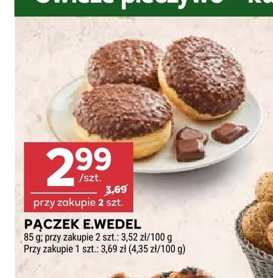 Pączek E.Wedel promocja w Stokrotka