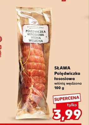 Polędwiczka łososiowa wiśnią wędzona Sława promocja w Kaufland