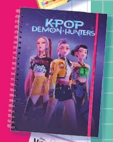 Kołonotatnik K-POP Demon Hunters promocja w Biedronka