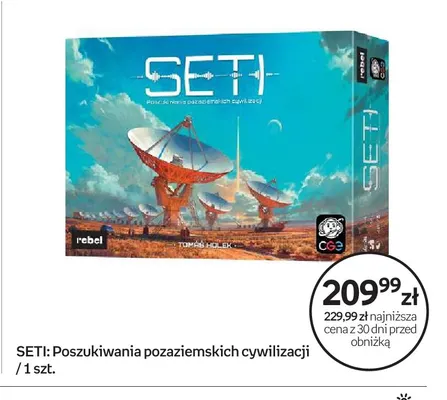 Gra planszowa SETI: Poszukiwania pozaziemskich cywilizacji promocja w Empik