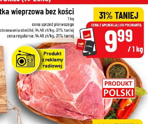 Łopatka wieprzowa bez kości promocja w POLOmarket