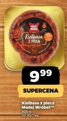 Kiełbasa z pieca Madej Wróbel promocja w Netto