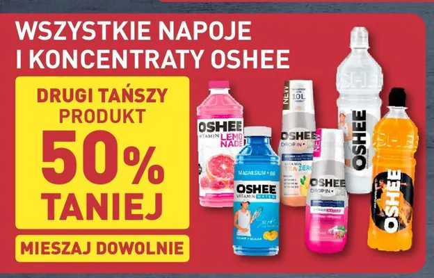Napoje i koncentraty Oshee promocja w Aldi