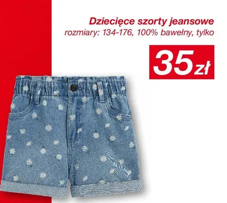 Szorty jeansowe dziecięce promocja w KiK