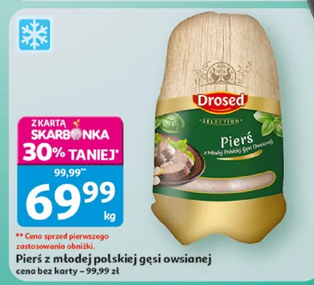 Pierś z młodej polskiej gęsi owsianej promocja w Auchan
