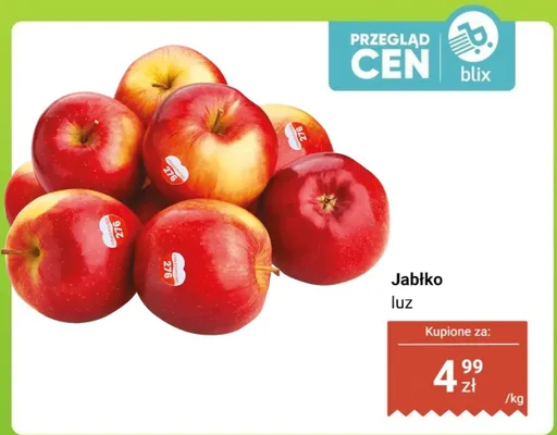 Jabłko luz promocja w Dino