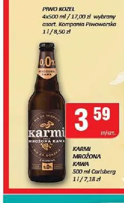 Piwo bezalkoholowe Karmi Mrożona Kawa promocja w Chorten