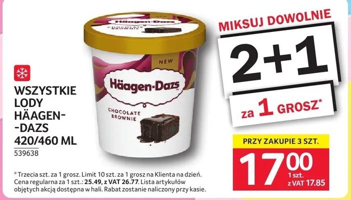 Lody HÄAGEN-DAZS promocja w Selgros