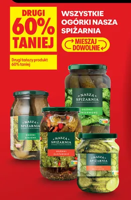 Ogórki kiszone Nasza Spiżarnia promocja w Biedronka