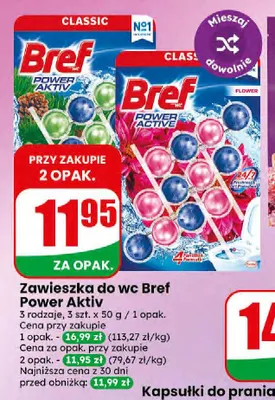 Zawieszka do wc Bref Power Aktiv 3-pak promocja w Dino