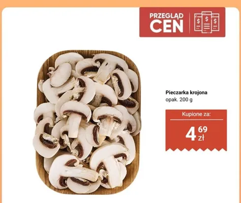Pieczarka krojona promocja w Biedronka