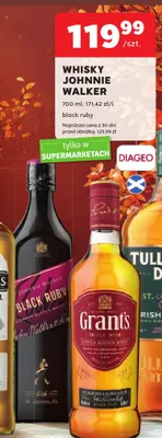Whisky Johnnie Walker black ruby promocja w Stokrotka