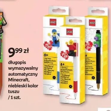 Długopis wymazywalny automatyczny Minecraft promocja w Empik