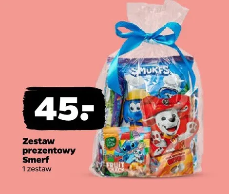Zestaw prezentowy Smerf promocja w Netto