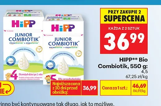 Mleko Bio Combiotik 5 promocja w Biedronka