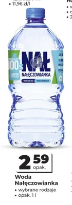 Woda Nałęczowianka promocja w Odido