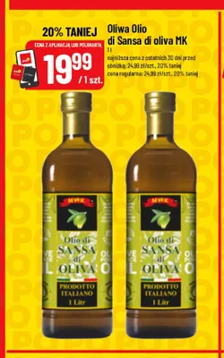 Oliwa Olio di Sansa di oliva MK promocja w POLOmarket