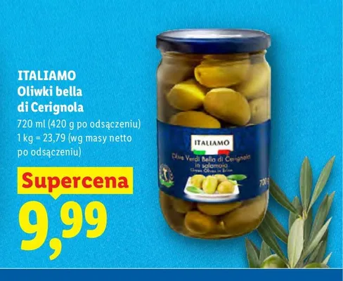 Oliwki bella di Cerignola Italiamo promocja w Lidl