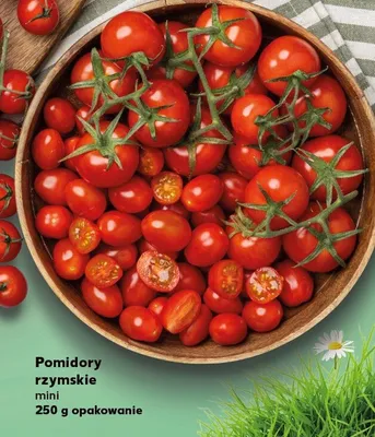 Pomidory rzymskie mini promocja w Kaufland