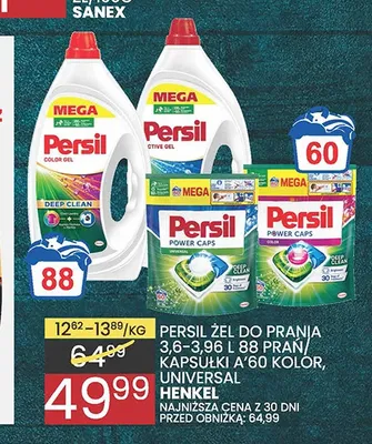 Kapsułki do prania Persil Power Caps Universal promocja w Wafelek