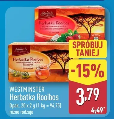 Herbatka Rooibos promocja w Aldi