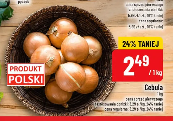 Cebula promocja w POLOmarket