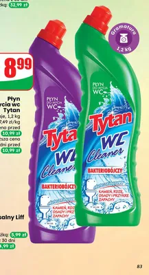 Płyn do mycia WC Cleaner, 2 rodzaje promocja w Dino