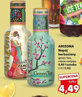 Napój herbaciany green tea różne rodzaje promocja w Kaufland