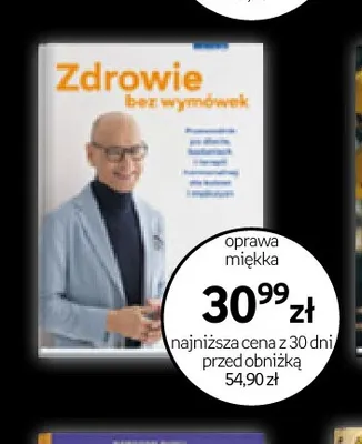Książka Zdrowie bez wymówek Marek Skoczylas promocja w Empik