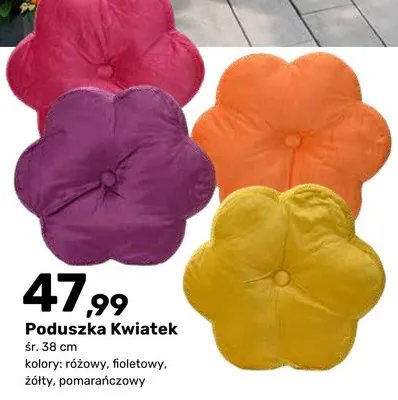Poduszka Kwiatek promocja w Bricomarche